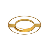 Aluminum Circular Splicing Ceiling Lamp Contemporary Gold Finish 16.5"/20.5" Dia LED Flushmount Lighting in Warm/White Light Clearhalo 'Ceiling Lights' 'Close To Ceiling Lights' 'Close to ceiling' 'Flush mount' Lighting' 1457407
