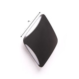 Modern Style Diamond Wall Mount Light Aluminum 4"/6" Wide LED Porch Sconce Light Fixture in Black Clearhalo 'Cast Iron' 'Glass' 'Industrial' 'Modern wall lights' 'Modern' 'Tiffany' 'Traditional wall lights' 'Wall Lamps & Sconces' 'Wall Lights' Lighting' 145772