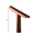Iron Seesaw Designed Table Lighting Minimalist Rose Gold LED Nightstand lamp for Bedside Clearhalo 'Lamps' 'Table Lamps' Lighting' 1457760