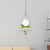 White Glass Globe Down Lighting Industrial 1-Light Restaurant Pendant in Black/Grey/Gold with Triangle Cage and Plant Pot Gold Clearhalo 'Art Deco Pendants' 'Black' 'Cast Iron' 'Ceiling Lights' 'Ceramic' 'Crystal' 'Industrial Pendants' 'Industrial' 'Metal' 'Middle Century Pendants' 'Pendant Lights' 'Pendants' 'Rustic Pendants' 'Tiffany' Lighting' 1459794