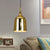 Bell Living Room Hanging Light Industrial Style Iron 1-Bulb Gold Finish Ceiling Suspension Lamp Gold Clearhalo 'Art Deco Pendants' 'Cast Iron' 'Ceiling Lights' 'Ceramic' 'Crystal' 'Industrial Pendants' 'Industrial' 'Metal' 'Middle Century Pendants' 'Pendant Lights' 'Pendants' 'Tiffany' Lighting' 1460131
