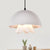 Warehouse Jellyfish Hanging Pendant Light 1-Bulb Iron Ceiling Suspension Lamp in Black/White/Gold for Kitchen White Clearhalo 'Art Deco Pendants' 'Black' 'Cast Iron' 'Ceiling Lights' 'Ceramic' 'Crystal' 'Industrial Pendants' 'Industrial' 'Metal' 'Middle Century Pendants' 'Pendant Lights' 'Pendants' 'Rustic Pendants' 'Tiffany' Lighting' 1460155