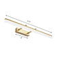 16"/19.5" W Rectangular Wall Sconce Lighting Modernist Style Acrylic LED Bathroom Vanity Light in Gold, Warm/White Light Clearhalo 'Cast Iron' 'Glass' 'Industrial' 'Modern wall lights' 'Modern' 'Tiffany' 'Traditional wall lights' 'Vanity Lights' 'Wall Lights' Lighting' 146634