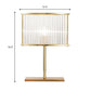 1 Head Oval Nightstand Lamp Contemporary Clear Crystal Bar Desk Light in Gold Clearhalo 'Lamps' 'Table Lamps' Lighting' 1467988