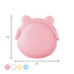 Plastic Bear Wall Nightlight Cartoon Pink/Blue/White Plug-in LED Night Lighting with Light Sensor Clearhalo 'Night Lights' 'Wall Lights' Lighting' 1468334