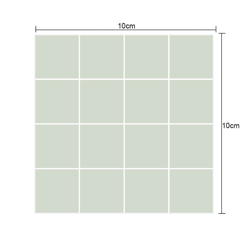 Minimalist Grid Wallpaper Panels for Kitchen 2.2-sq ft Wall Covering in Pastel Color, Easy Peel off Clearhalo 'Wall Decor' 'Wallpaper' 1468371