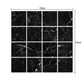 Marble Peel and Stick Wallpaper Panel Modern Black Contemporary Wall Decor for Restroom Clearhalo 'Wall Decor' 'Wallpaper' 1468408