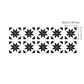 Stick on Floral Wallpaper Panel Set Contemporary Smooth Wall Covering in Black on White Clearhalo 'Wall Decor' 'Wallpaper' 1468456