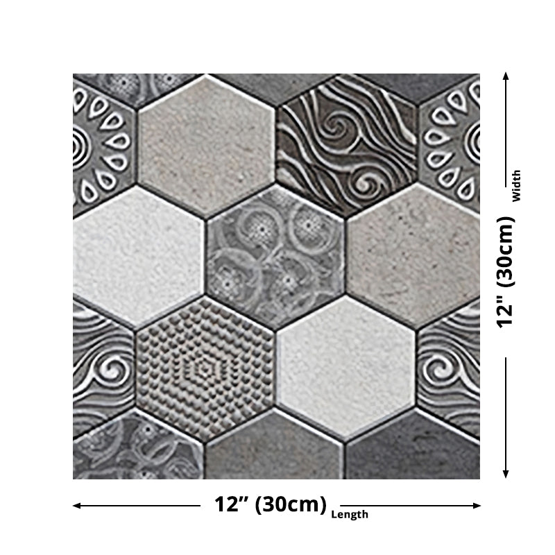 Honeycomb Pick-Up Sticks Wallpaper Panel Grey-White Modern Wall Decor for Bedroom Clearhalo 'Wall Decor' 'Wallpaper' 1468479