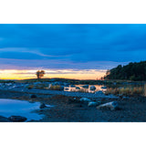 Photography Rocky Shoal Wallpaper Mural Large Wall Art for Living Room, Custom Size Clearhalo 'Wall Decor' 'Wall Mural' 1468655