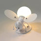 Rustic Style Bee Sconce Light Single Bulb Metal Wall Lamp for Kindergarten Child Bedroom White Clearhalo 'Wall Lamps & Sconces' 'Wall Lights' Lighting' 14688