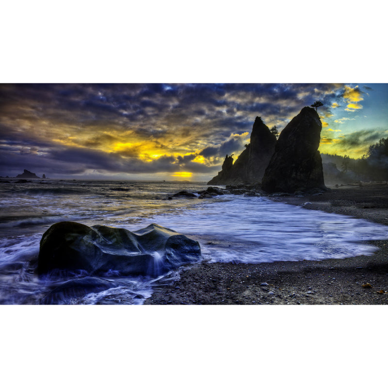 Photography Seashore Hills Wall Mural Big Wall Decoration for Bedroom, Custom Print Clearhalo 'Wall Decor' 'Wall Mural' 1469005