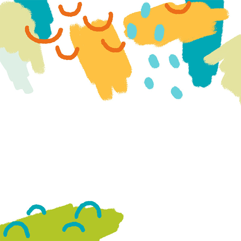 Childrens Art Raining Wallpaper Mural Yellow-Green Moisture Resistant Wall Decor for Kids Room Clearhalo 'Wall Decor' 'Wall Mural' 1469245