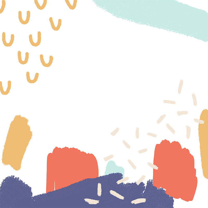 Custom Illustration Kids Wall Mural Decal with Abstract Pattern in Yellow for Home Clearhalo 'Wall Decor' 'Wall Mural' 1469280