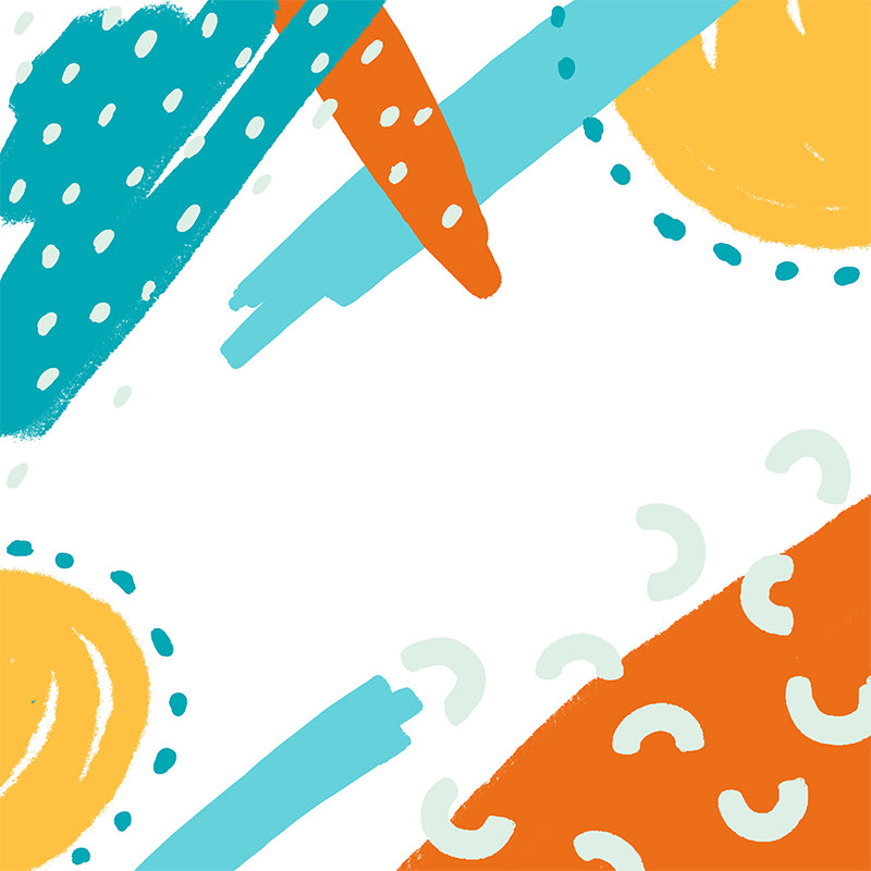 Novelty Sun Drawing Wallpaper Mural for Kids Room Personalized Wall Art in Orange-Blue Clearhalo 'Wall Decor' 'Wall Mural' 1469305