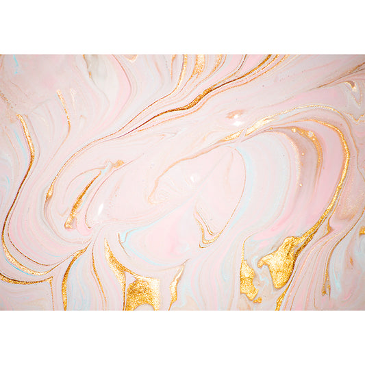 Non-Woven Large Pink Mural Modernist Wave Print Wall Decoration, Customized Size Clearhalo 'Wall Decor' 'Wall Mural' 1469335