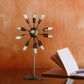 Farmhouse Sputnik Table Lighting Multi Light Iron Standing Light with Open Bulb in Black for Coffee Shop Clearhalo 'Lamps' 'Table Lamps' Lighting' 147197