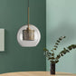 Cylindrical Bedroom Suspension Light Colonial Metal Mesh 1 Bulb Bronze/Silver Gray Pendant with Clear Glass Shade, 8"/9.5"/12" W Bronze 12" Clearhalo 'Ceiling Lights' 'Pendant Lights' 'Pendants' Lighting' 1473114_846384bd-450a-4afe-8c85-7f583e25c5fa
