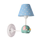 Right Angle Child Bedroom Wall Lamp Iron 1-Light Kids Sconce Light Fixture with Pink/Blue Shade and Cute Elephant Decor Clearhalo 'Wall Lamps & Sconces' 'Wall Lights' Lighting' 1473261