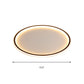 Ultrathin Disc Flush Mount Lighting Simple Acrylic Living Room 16"/19.5"/23.5" Width LED Flushmount Ceiling Lamp in Black Clearhalo 'Ceiling Lights' 'Close To Ceiling Lights' 'Close to ceiling' 'Flush mount' Lighting' 1473549