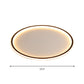 Ultrathin Disc Flush Mount Lighting Simple Acrylic Living Room 16"/19.5"/23.5" Width LED Flushmount Ceiling Lamp in Black Clearhalo 'Ceiling Lights' 'Close To Ceiling Lights' 'Close to ceiling' 'Flush mount' Lighting' 1473550