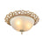 13"/15" Wide Brass 2 Bulbs Flushmount Lighting Country Style Cream Glass Bowl Shade Flush Mount Lamp for Bedroom Brass Clearhalo 'Ceiling Lights' 'Close To Ceiling Lights' 'Close to ceiling' 'Flush mount' Lighting' 1474101