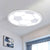 Black/White Football Flush Light Kids LED Acrylic Flush Mount Recessed Lighting for Boys Bedroom - White - Clearhalo - 'Ceiling Lights' - 'Close To Ceiling Lights' - 'Close to ceiling' - 'Flush mount' - Lighting' - 1474408