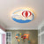 Blue Hot Air Balloon Flushmount Kids LED Acrylic Flush Mount Ceiling Lighting Fixture for Nursery, 16"/19.5" Wide