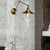 Vintage Stylish Saucer Wall Sconce 1 Light Metallic Wall Mount Light with Swing Arm in Brass/Copper Antique Brass Clearhalo 'Art deco wall lights' 'Cast Iron' 'Glass' 'Industrial wall lights' 'Industrial' 'Middle century wall lights' 'Modern' 'Rustic wall lights' 'Tiffany' 'Traditional wall lights' 'Wall Lamps & Sconces' 'Wall Lights' Lighting' 147846