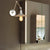 Vintage Stylish Saucer Wall Sconce 1 Light Metallic Wall Mount Light with Swing Arm in Brass/Copper Chrome Clearhalo 'Art deco wall lights' 'Cast Iron' 'Glass' 'Industrial wall lights' 'Industrial' 'Middle century wall lights' 'Modern' 'Rustic wall lights' 'Tiffany' 'Traditional wall lights' 'Wall Lamps & Sconces' 'Wall Lights' Lighting' 147849