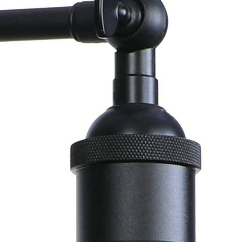 Black/Brass Finish Flared Sconce Light Fixture Industrial Metal 1 Bulb Bedroom Wall Light, 7"/8.5" Width Clearhalo 'Art deco wall lights' 'Cast Iron' 'Glass' 'Industrial wall lights' 'Industrial' 'Middle century wall lights' 'Modern' 'Rustic wall lights' 'Tiffany' 'Traditional wall lights' 'Wall Lamps & Sconces' 'Wall Lights' Lighting' 147937