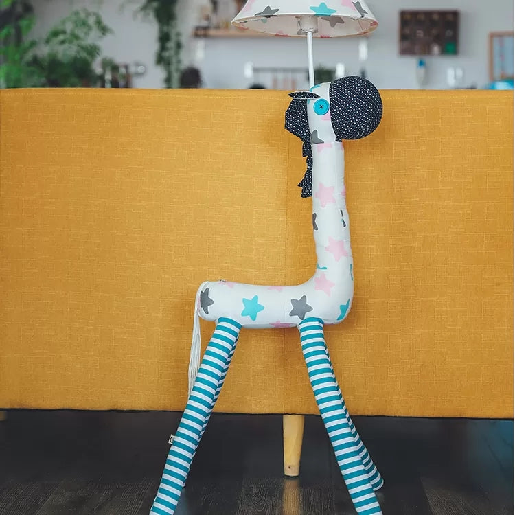 High Animal Dining Room Floor Light Fabric 1 Light Lovely Floor Lamp with Tapered Shade Clearhalo 'Floor Lamps' 'Lamps' Lighting' 14820