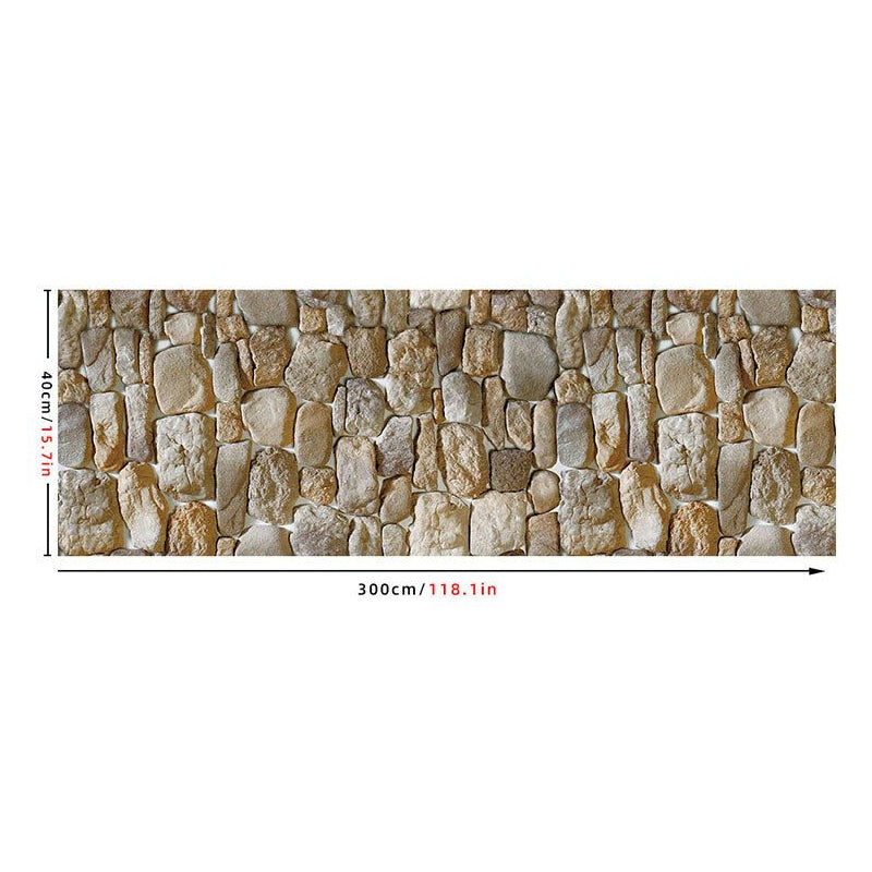 Pebblestone Adhesive Wallpaper Roll in Brown Industrial Wall Art for Living Room Clearhalo 'Industrial wall decor' 'Industrial' 'Wallpaper' Wall Decor' 1501245