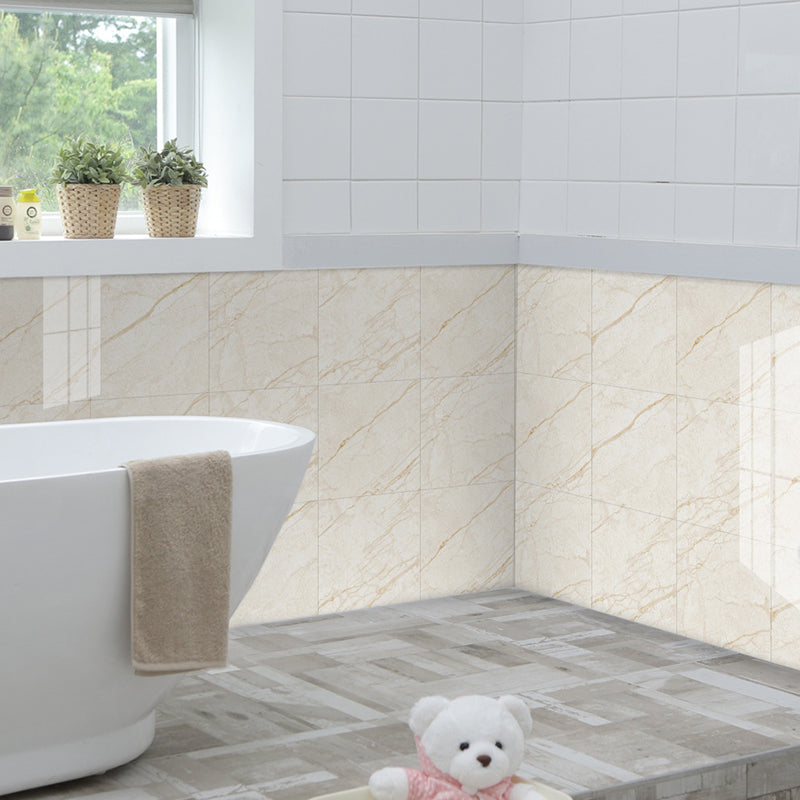 Self Stick Faux Marble Wallpaper Panels 3.9-sq ft Industrial Wall Art for Living Room Clearhalo 'Industrial wall decor' 'Industrial' 'Wallpaper' Wall Decor' 1501264