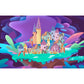 Huge Castle Wall Covering Mural Childrens Art Magical House Wall Decor in Purple Clearhalo 'Wall Decor' 'Wall Mural' 1501359