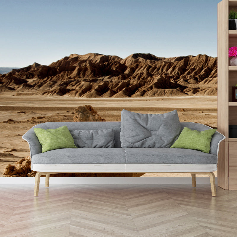 Photo Print Badlands Landscape Mural Extra Large Wall Covering Above Bed, Made to Measure Clearhalo 'Wall Decor' 'Wall Mural' 1501830