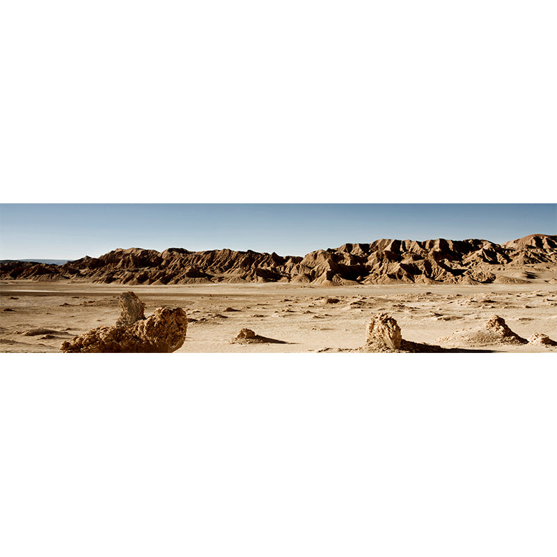 Photo Print Badlands Landscape Mural Extra Large Wall Covering Above Bed, Made to Measure Clearhalo 'Wall Decor' 'Wall Mural' 1501832