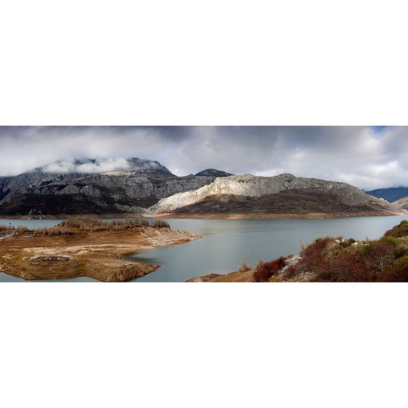 Huge Late Autumn Landscape Mural Stain-Proof Modern Living Room Wall Covering in Brown Clearhalo 'Wall Decor' 'Wall Mural' 1502312