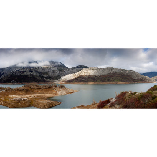 Huge Late Autumn Landscape Mural Stain-Proof Modern Living Room Wall Covering in Brown Clearhalo 'Wall Decor' 'Wall Mural' 1502312