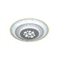LED Light Fixture Modern Circular Clear Crystal Blocks Flush Mount with Rhombus/Cobble/Loving Heart Pattern in White/Warm Light Clearhalo 'Ceiling Lights' 'Close To Ceiling Lights' 'Close to ceiling' 'Flush mount' Lighting' 1503646
