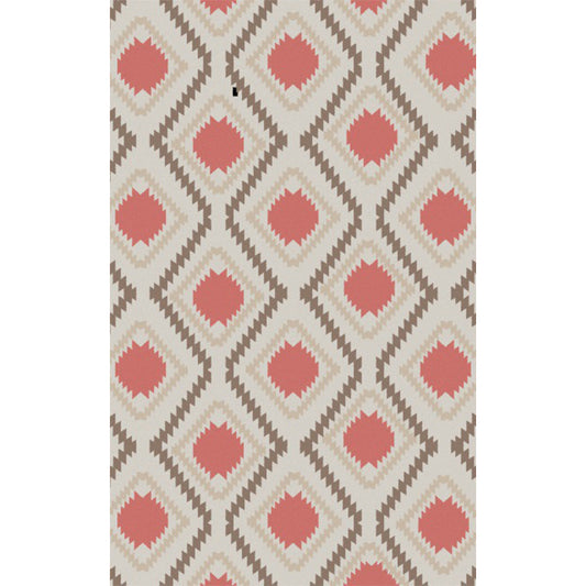 Geometric Southwestern Rug Red Diamond Trellis Floor Covering Carpet Synthetic Anti-Slip Pet Friendly Area Rug for Living Room Clearhalo 'Area Rug' 'Rugs' 'Southwestern' Rug' 1503775