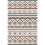 Warm Brown Americana Tribal Rug Striped Geometric Polyester Pet Friendly Stain Resistant Area Rug for Accent Area Clearhalo 'Area Rug' 'Rugs' 'Southwestern' Rug' 1503966