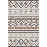 Warm Brown Americana Tribal Rug Striped Geometric Polyester Pet Friendly Stain Resistant Area Rug for Accent Area Clearhalo 'Area Rug' 'Rugs' 'Southwestern' Rug' 1503966