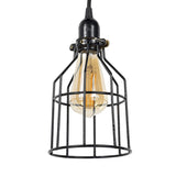 Single Light Cage Shade Pendant Lighting Vintage Black Metal Hanging Lamp for Coffee Shop Clearhalo 'Art Deco Pendants' 'Black' 'Cast Iron' 'Ceiling Lights' 'Ceramic' 'Crystal' 'Industrial Pendants' 'Industrial' 'Metal' 'Middle Century Pendants' 'Pendant Lights' 'Pendants' 'Rustic Pendants' 'Tiffany' Lighting' 150425