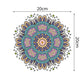 Adhesive Mandala Wallpaper Panels PVC Bohemian Wall Covering for Bathroom (20 Pieces) Clearhalo 'Wall Decor' 'Wallpaper' 1504540