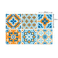 Blue-Orange Bohemian Wallpapers 7.8-sq ft Flower Patterned Wall Covering for Home, Stick On Clearhalo 'Wall Decor' 'Wallpaper' 1504555