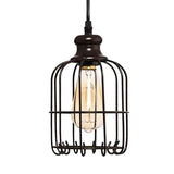 Black Cylinder Ceiling Light Industrial Glass Single Light Dining Room Pendant Lighting with Cage Clearhalo 'Art Deco Pendants' 'Cast Iron' 'Ceiling Lights' 'Ceramic' 'Crystal' 'Industrial Pendants' 'Industrial' 'Metal' 'Middle Century Pendants' 'Pendant Lights' 'Pendants' 'Tiffany' Lighting' 150464