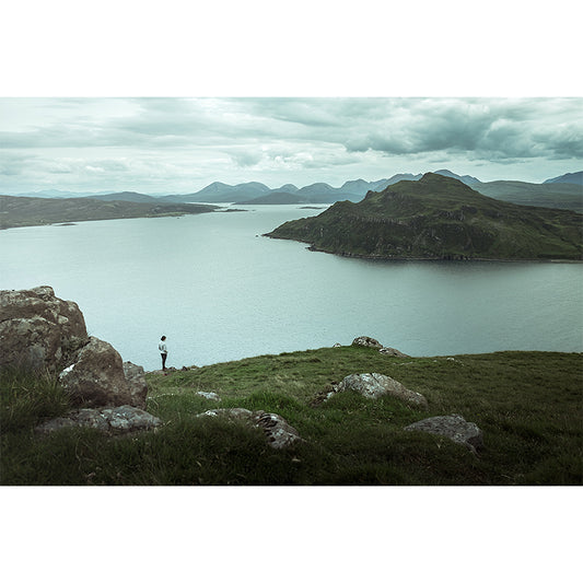 Girl by the Riverside Mural Modern Washable Living Room Wall Decoration, Custom Print Clearhalo 'Wall Decor' 'Wall Mural' 1505086