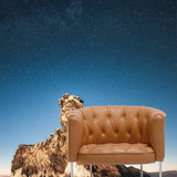 Solitude Mountain with Ice Mural for Bedroom Landscape Wall Decor, Customized Size Clearhalo 'Wall Decor' 'Wall Mural' 1505394