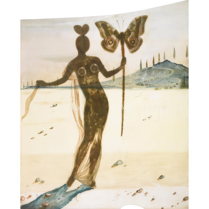 Brown Fancy Costume Wallpaper Mural Stain Resistant Surreal Bedroom Wall Decoration Clearhalo 'Wall Decor' 'Wall Mural' 1505566